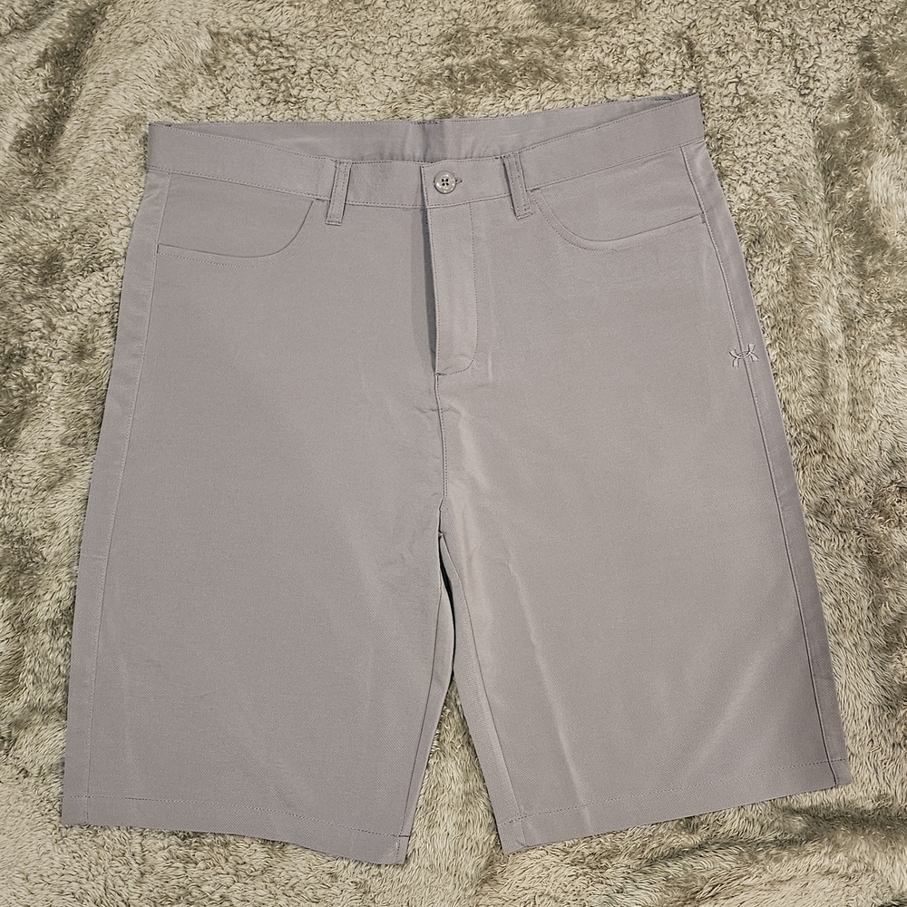 Under Armour Men's Heatgear Loose Golf Shorts Gray Size 34